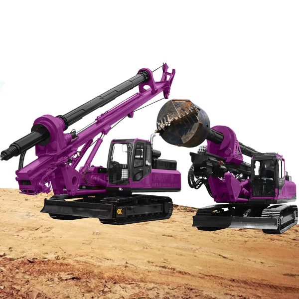 Portable Rotary Drilling Rigs Engineering Construction Hydraulic Rotary Drilling Machine